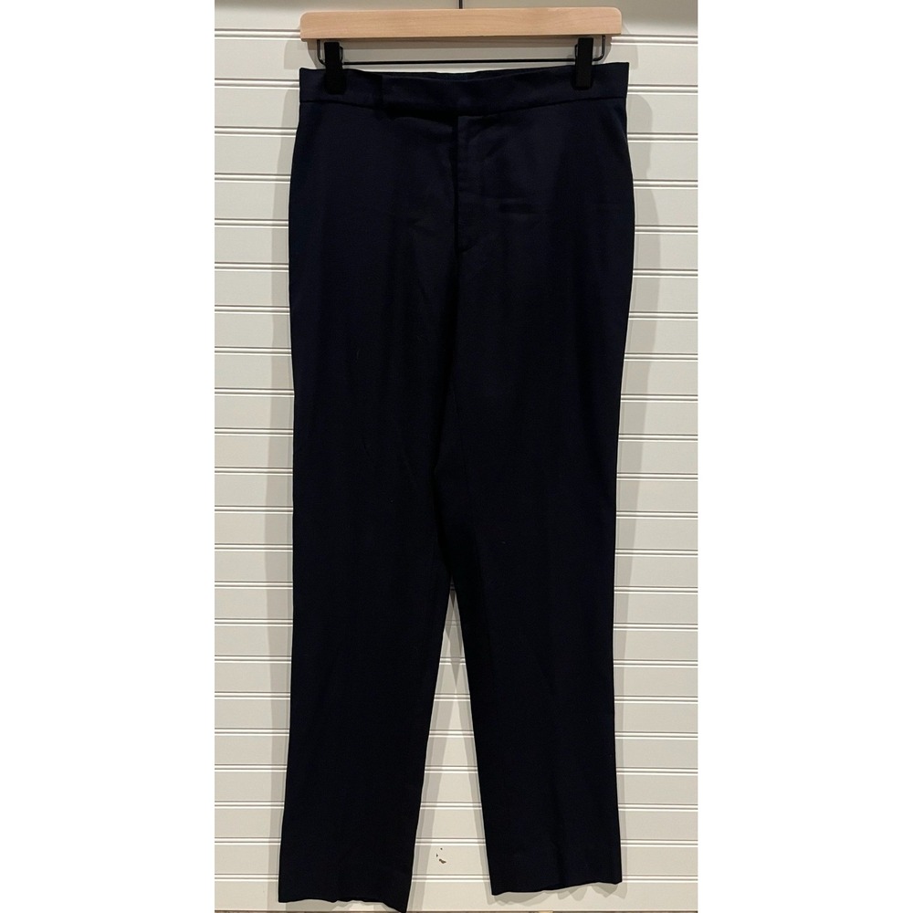 Ralph Lauren Collection Black Wool Blend Dress Pants‎ Purple Label Size 8